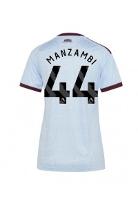 Aston Villa Johan Manzambi #44 Jalkapallovaatteet Naisten Kolmaspaita 2026-27 Lyhythihainen